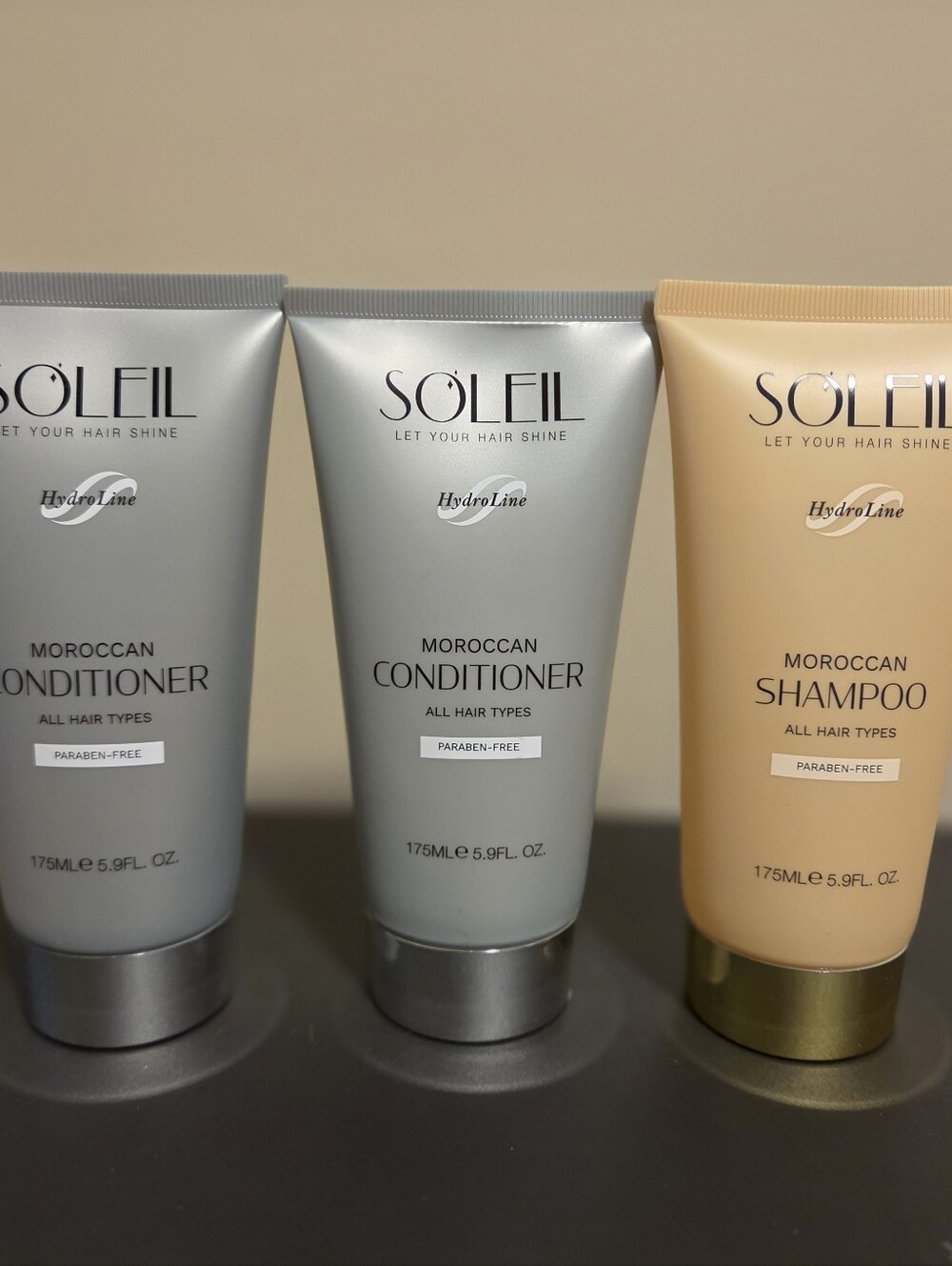 SOLEIL Moroccan Shampoo & 2 Moroccan Conditioner
